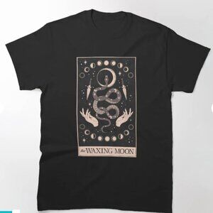 NEW - The Waxing Moon Classic Medium T-Shirt Designed by Thiago Corrêa Unisex